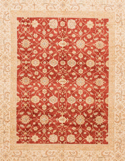 Abstract Orange Red Oriental Rug, abs4050