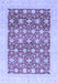 Oriental Blue Modern Rug, abs4050blu