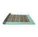 Sideview of Oriental Light Blue Modern Rug, abs4050lblu