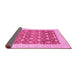 Sideview of Oriental Pink Modern Rug, abs4050pnk