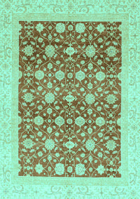 Oriental Turquoise Modern Rug, abs4050turq