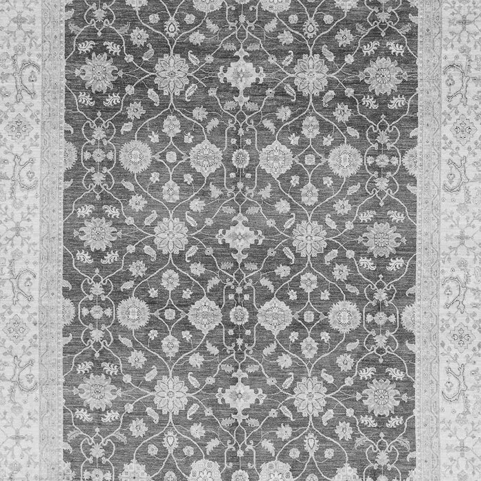 Machine Washable Oriental Gray Modern Rug, wshabs4050gry