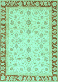 Oriental Turquoise Modern Rug, abs4051turq