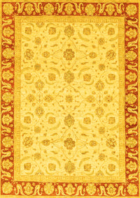 Oriental Yellow Modern Rug, abs4051yw