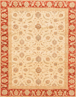 Abstract Orange Oriental Rug, abs4051