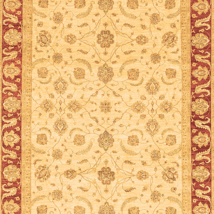 Machine Washable Oriental Brown Modern Rug, wshabs4051brn