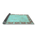 Sideview of Oriental Light Blue Modern Rug, abs4052lblu