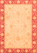 Oriental Orange Modern Rug, abs4052org