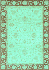 Oriental Turquoise Modern Rug, abs4052turq