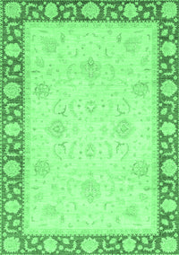 Oriental Emerald Green Modern Rug, abs4052emgrn