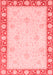 Oriental Red Modern Area Rugs