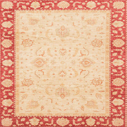 Square Machine Washable Abstract Brown Gold Rug, wshabs4052