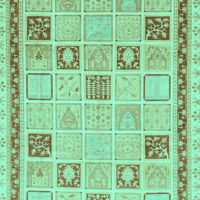 Oriental Turquoise Modern Rug, abs4053turq