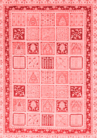 Oriental Red Modern Rug, abs4053red