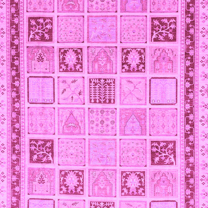 Machine Washable Oriental Purple Modern Area Rugs, wshabs4053pur