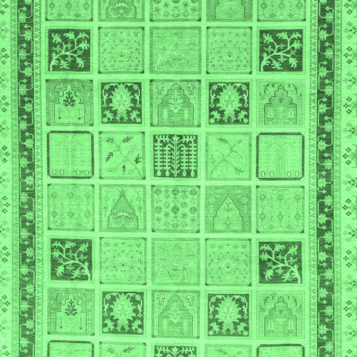 Oriental Emerald Green Modern Rug, abs4053emgrn