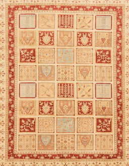 Abstract Orange Oriental Rug, abs4053