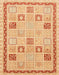 Abstract Orange Oriental Rug, abs4053