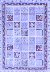 Oriental Blue Modern Rug, abs4053blu