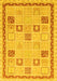 Oriental Yellow Modern Rug, abs4053yw