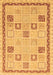 Machine Washable Oriental Brown Modern Rug, wshabs4053brn