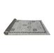 Sideview of Oriental Gray Modern Rug, abs4053gry