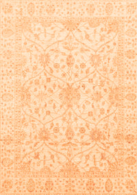 Oriental Orange Traditional Rug, abs4055org