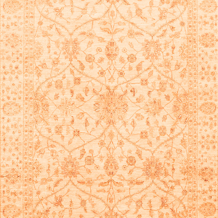 Oriental Orange Traditional Rug, abs4055org