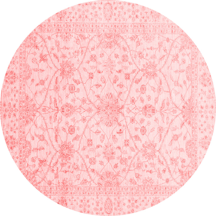 Machine Washable Oriental Red Traditional Rug, wshabs4055red