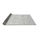 Sideview of Oriental Gray Traditional Rug, abs4055gry