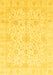 Oriental Yellow Traditional Rug, abs4055yw