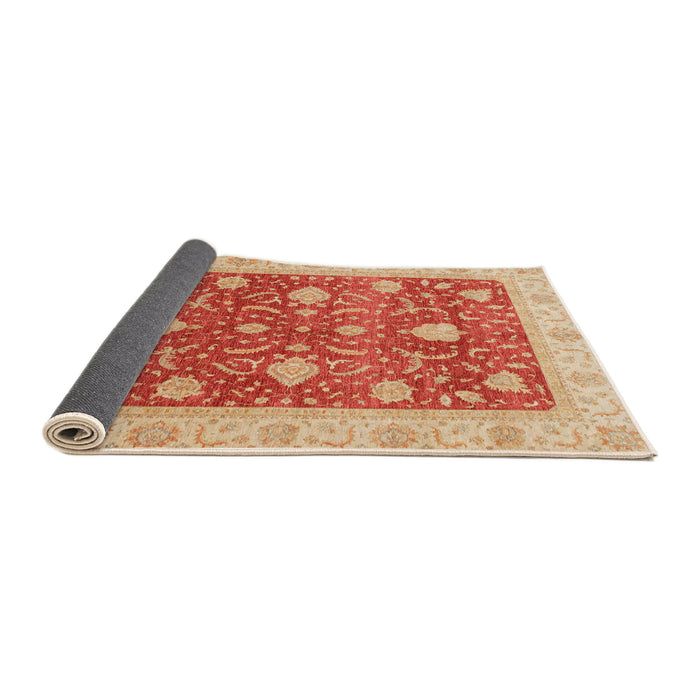 Sideview of Abstract Red Oriental Rug, abs4056