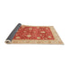 Sideview of Abstract Red Oriental Rug, abs4056