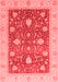 Oriental Red Traditional Area Rugs