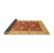 Sideview of Oriental Brown Traditional Rug, abs4056brn