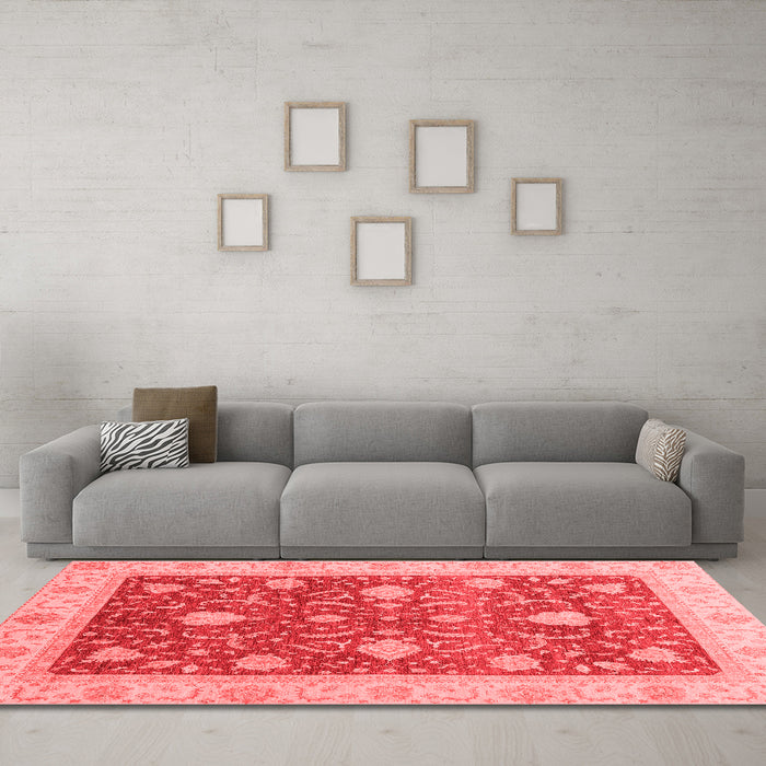 Traditional Red Washable Rugs