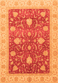 Oriental Orange Traditional Rug, abs4056org