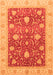 Oriental Orange Traditional Rug, abs4056org