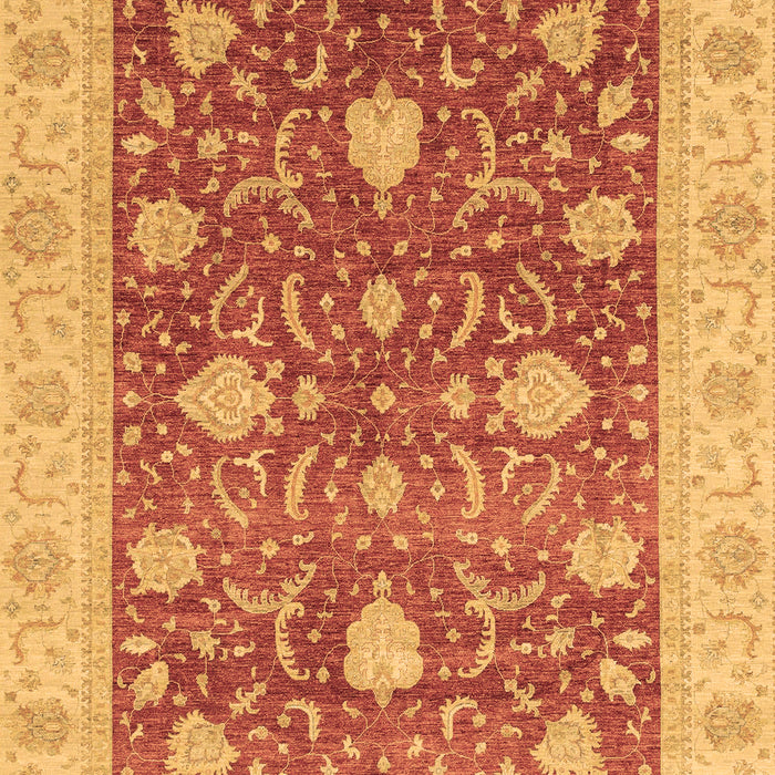 Machine Washable Oriental Brown Traditional Rug, wshabs4056brn