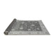 Sideview of Oriental Gray Traditional Rug, abs4056gry