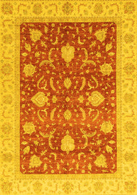 Oriental Yellow Traditional Rug, abs4056yw