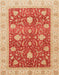 Machine Washable Abstract Fire Red Rug, wshabs4056