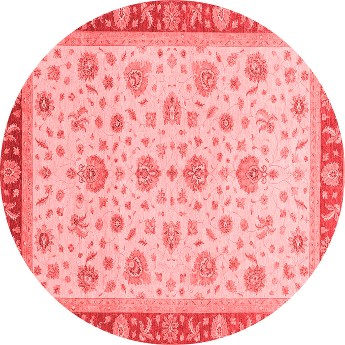 Machine Washable Oriental Red Traditional Rug, wshabs4057red