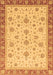 Machine Washable Oriental Brown Traditional Rug, wshabs4057brn