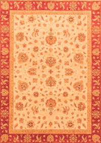 Oriental Orange Traditional Rug, abs4057org