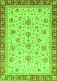 Oriental Green Traditional Rug, abs4057grn