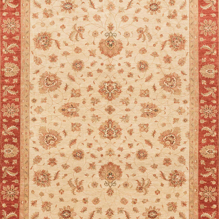 Machine Washable Abstract Bright Orange Rug, wshabs4057