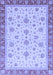 Machine Washable Oriental Blue Traditional Rug, wshabs4057blu