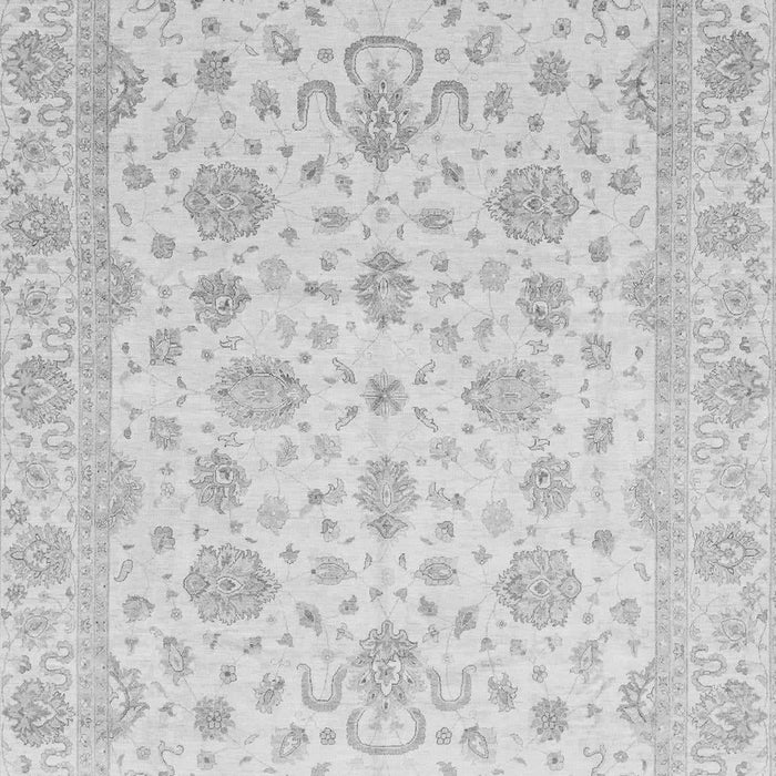 Machine Washable Oriental Gray Traditional Rug, wshabs4058gry