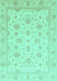 Oriental Turquoise Traditional Rug, abs4058turq